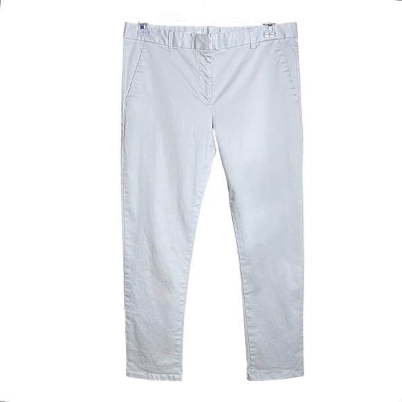 GAP (NWOT) Flat Front Skinny Crop Khakis in Dusty Gray Size 10 - Picture 6 of 9